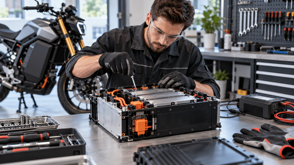 Reparación de una bateria eléctrica